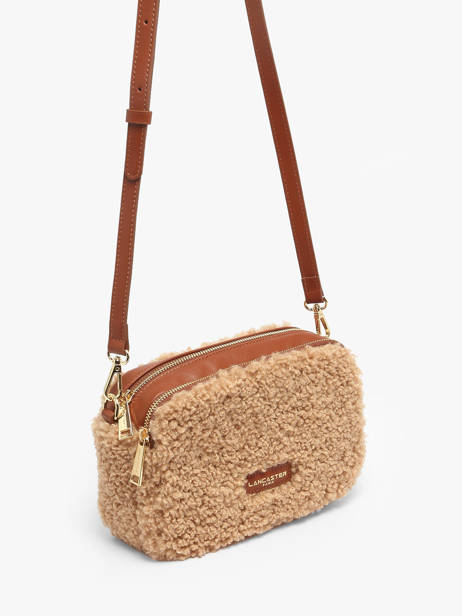 Cross Body Tas Moumoute Lancaster Beige moumoute 22 ander zicht 2